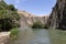 Charyn River flows within the Charyn Canyon and provides a fertile shore with its water