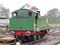 Chasewater Railway, Staffordshire , England, a small steam engine waiting for duties