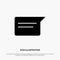 Chat, Basic, Chatting, Ui solid Glyph Icon vector