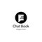 Chat Book logo template