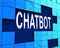 Chat Bot Icon Artificial Chatbot Assistant 3d Rendering