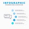 Chat, Bubble, Bubbles, Communication, Conversation, Social, Speech Line icon with 5 steps presentation infographics Background