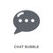 Chat bubble icon from Communication collection.