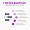 Chat, Chatting, Conversation, Dialogue, Auto, Robot Solid Icon Infographics 5 Steps Presentation Background