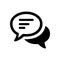 Chat icon, sms icon, chat, bubble, comments icon, communication, talk icon, call, group sms, speech bubbles Icon