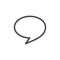 Chat icon. Speech bubbles icon. Message sign. Vector illustration, flat design.