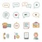 Chat Icons Flat Set