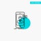 Chat, Live Chat, Meeting, Mobile, Online Conversation turquoise highlight circle point Vector icon