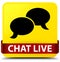 Chat live yellow square button red ribbon in middle