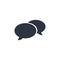 Chat mail mesage icon. vector flat simple symbol