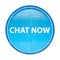 Chat Now floral blue round button