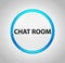 Chat Room Round Blue Push Button