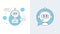 Chatbot, Artificial Intelligence or Virtual Assistant Application Illustration Icons. Flat Line Vector Design