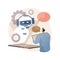 Chatbot customer service abstract concept vector illustration.