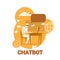 Chatbot Icon Chatter Bot Robot Support Modern Technology Concept
