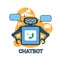 Chatbot Icon Concept Support Robot Technology Digital Chat Bot Application