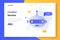 Chatbot robot communication landing page