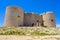 Chateau d`If, famous France prison on island in the Bay of Marseille. Beautiful view on Castle If from left.