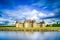 Chateau de Chambord, Unesco medieval french castle and reflection. Loire, France