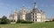 Chateau de Chambord, view from the west side corner, France