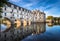 Chateau de Chenonceau on the Cher River, Loire Valley, France