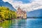 Chateau de Chillon at Lake Geneva, Canton of Vaud, Switzerland