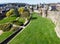 The Chateau de Fougeres (France) spring view.