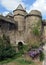 The Chateau de Fougeres: Medieval black roofed castle and town on the edge of Brittany, Maine and Normandy, Fougeres, France