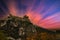 Chateau de Puilaurens, Cathar Castle, southern France