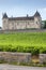 Chateau de Rully with vineyards, Burgundy, France