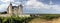 Chateau de Saumur and view of a vineyard