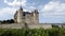 Chateau de Saumur and view of a vineyard