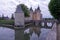 Chateau de Sully at the Loire River in France