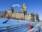 Chateau Frontenac in winter, Quebec City, Canada