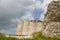 Chateau Gaillard defending walls