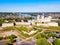 Chateau Saumur aerial view, France