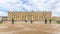 Chateau Versailles exterior view from park