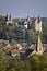 Chateau and village, La Rochepot, Bugundy, France