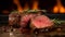 Chateaubriand Steak is delicious food. AI Generated