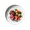 Chateaubriand On White Smooth Round Plate, French Dish. Generative AI