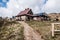 Chatka Puchatka on Polonina Wetlinska in Bieszczady mountains in Poland