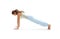 Chaturanga dandasana four-limb