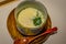 Chawanmushi steamed egg with white fish and gingko nuts