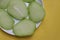 Chayote salad or vegetable pear slices