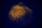 Cheap beautiful sparkling fireworks, golden color, in the night sky, background texture