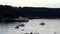 Chebeague Island, Maine  -  20181007  -  Drone Aerial  -  Chebeague Island Ferry Leaves.