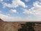 Chebika mountain oasis on the border of the Sahara, clear blue sky, Tunisia, Africa