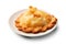 Cheburek Isolated, Homemade Fried Meat Pie, Stuffed Tatar Chiburekki, Traditional Empanada