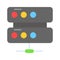 Check this beautifully designed icon of data server in modern style