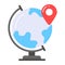 Check this beautifully designed vector of geolocation, premium icon